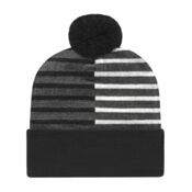 USA-Made Half Color Beanie Thumbnail