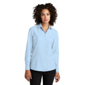 Women's Long Sleeve Stretch Woven Shirt Thumbnail