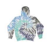 Unisex Tie-Dyed Cloud Fleece Hooded Sweatshirt Thumbnail