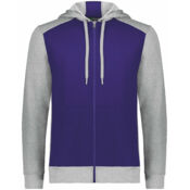 Unisex Eco Revive™ Three-Season Triblend Fleece Full-Zip Hooded Sweatshirt Thumbnail