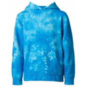 Youth Midweight Tie-Dyed Hooded Sweatshirt Thumbnail