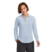 Women's Full Button Satin Blouse Thumbnail