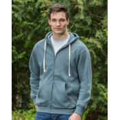 Unisex Vintage Fleece Full-Zip Hooded Sweatshirt Thumbnail