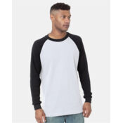Men's USA-Made Heavyweight Waffle Knit Thermal Raglan T-Shirt Thumbnail