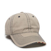 Unstructured Twill W/Flag Sandwich Visor Thumbnail