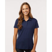 Women's Textured Stripe Polo Thumbnail