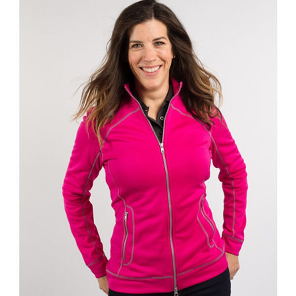 Clique Helsa Performance Womens Full Zip Knit Jacket Thumbnail