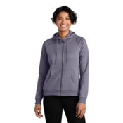 Women's Organic CVC Fleece Full Zip Hoodie Thumbnail