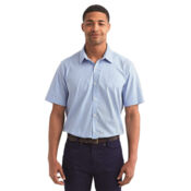 Men's Microcheck Gingham Cotton Shirt Thumbnail