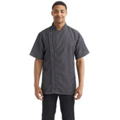 Unisex Zip-Close Short Sleeve Chef's Coat Thumbnail