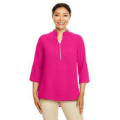 Women's Perfect Fit™  Three-Quarter Sleeve Crepe Tunic Thumbnail