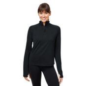 Women's Fairway Marbled Jersey Quarter-Zip Pullover Thumbnail