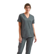 Women's Invincible V-Neck Stretch Scrub Top Thumbnail