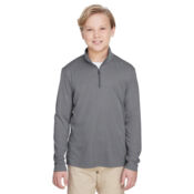 Youth Zone Sonic Heather Performance Quarter-Zip Pullover Thumbnail