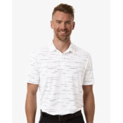 Men's Ultimate365 Mesh Glimmer Print Polo Thumbnail