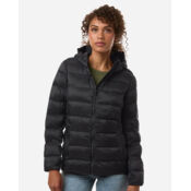 Women's Lightweight Poly-filled Hooded Puffer Jacket Thumbnail