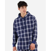 Unisex Flannel Hooded Pullover Thumbnail