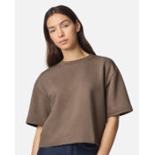 Women's French Terry Mid-Length Boxy Top Thumbnail