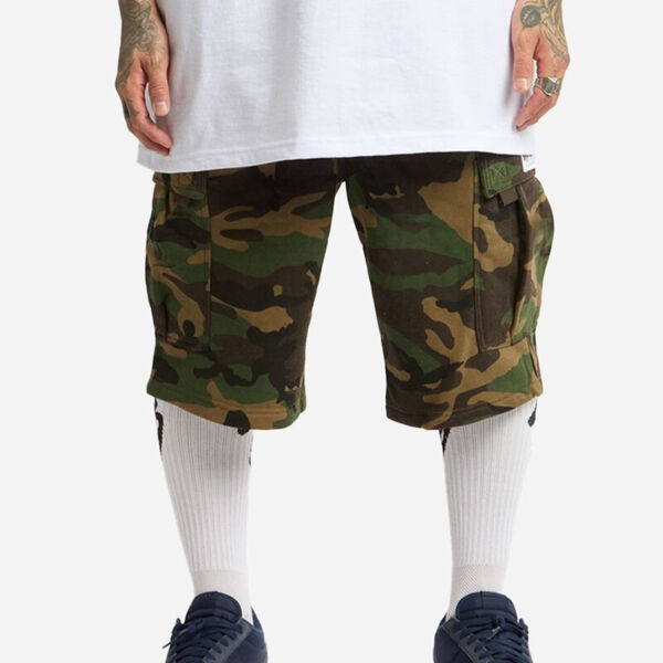 Unisex Fleece Cargo Shorts Thumbnail