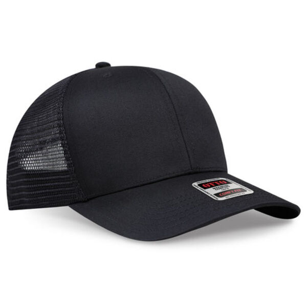 OTTO CAP® COMFY FIT® 6 Panel Mid Profile Mesh Back Trucker Hat Thumbnail