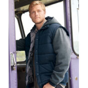 Men's Nylon Vest with Fleece Sleeves Thumbnail