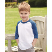 Toddler Three-Quarter Sleeve Baseball Jersey Thumbnail