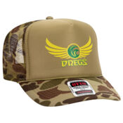 OTTO CAP Camouflage 5 Panel High Crown Mesh Back Trucker Hat Thumbnail