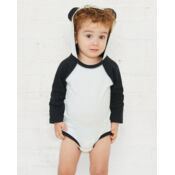 Infant Fine Jersey Character Hooded Long Sleeve Bodysuit with Ears Thumbnail