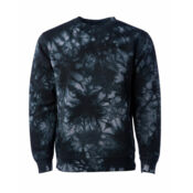 Unisex Midweight Tie-Dyed Crewneck Sweatshirt Thumbnail
