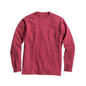 Garment-Dyed Heavyweight Long Sleeve Pocket T-Shirt Thumbnail