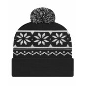 USA-Made Snowflake Beanie Thumbnail