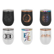 Polar Camel 12 oz. ION-Plated Stemless Wine Tumbler with Lid Thumbnail