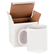 11 oz. White Sublimatable Ceramic Mug with White Box Thumbnail