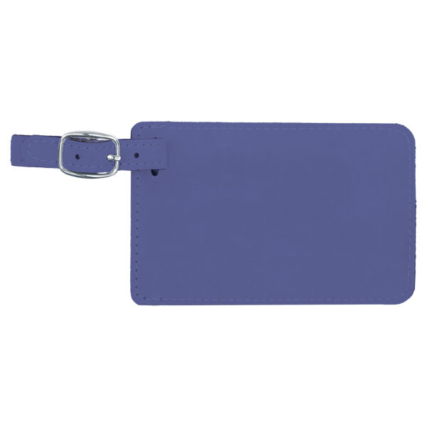 4 1/4" x 2 3/4" Laserable Leatherette Luggage Tag Thumbnail